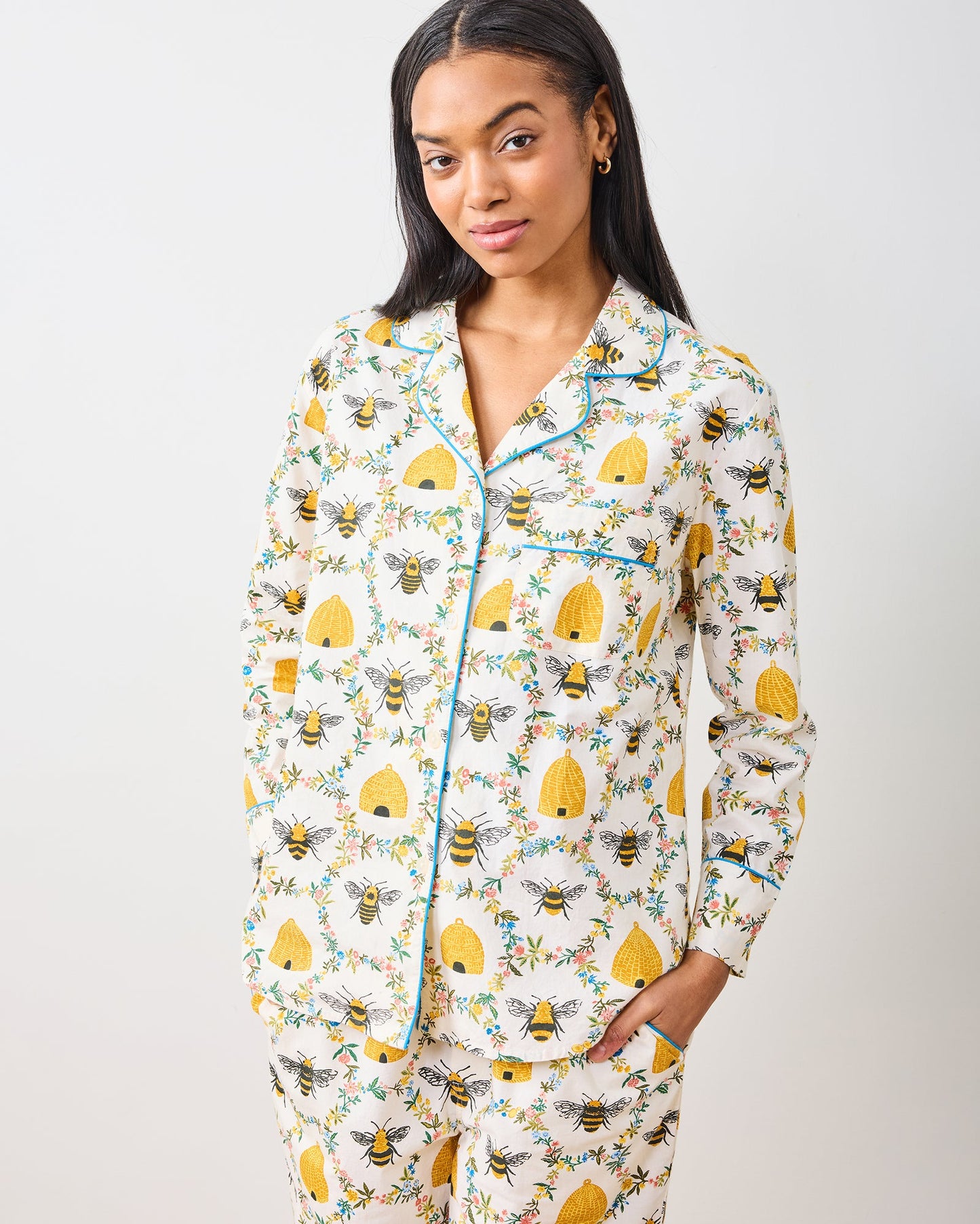 Sweet Bee Long Sleep Set