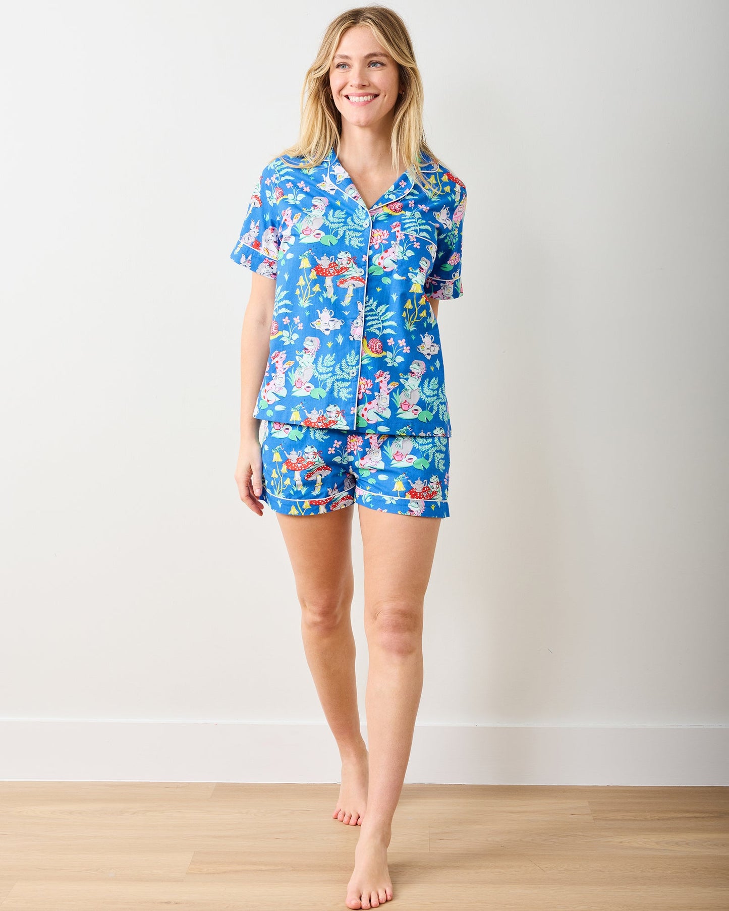 Tea Party Short PJ Set