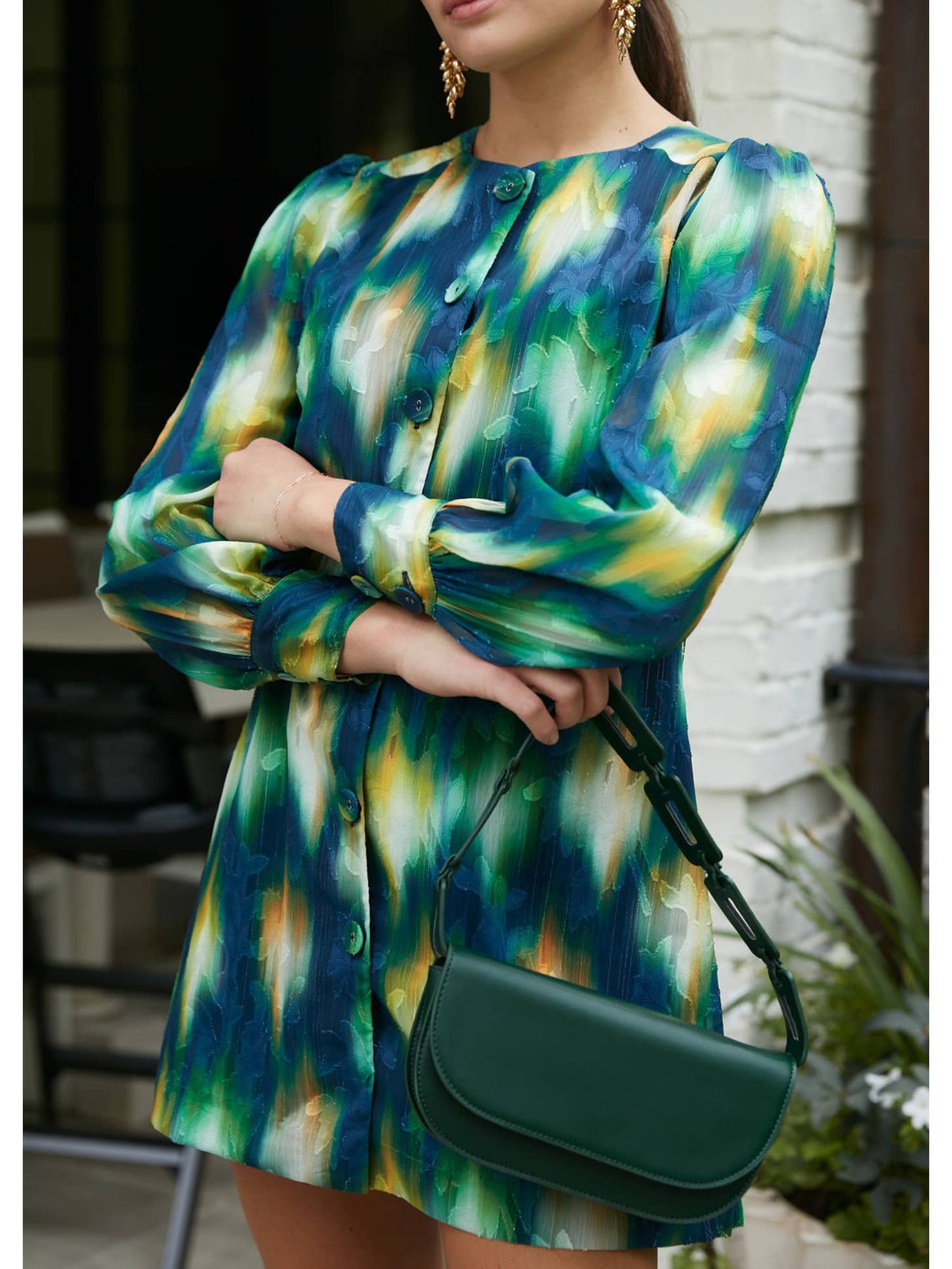 Ellen Dress Starlight Burnout Chiffon