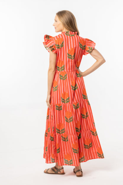 ANDREA DRESS - PINK TULIP