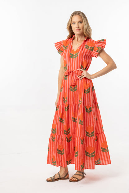 ANDREA DRESS - PINK TULIP