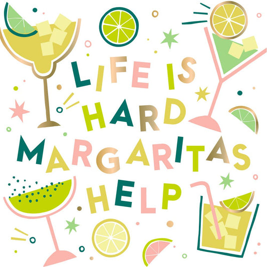 Margaritas Help Napkins