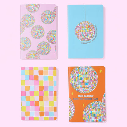 Disco Ball Mini Notebook Set