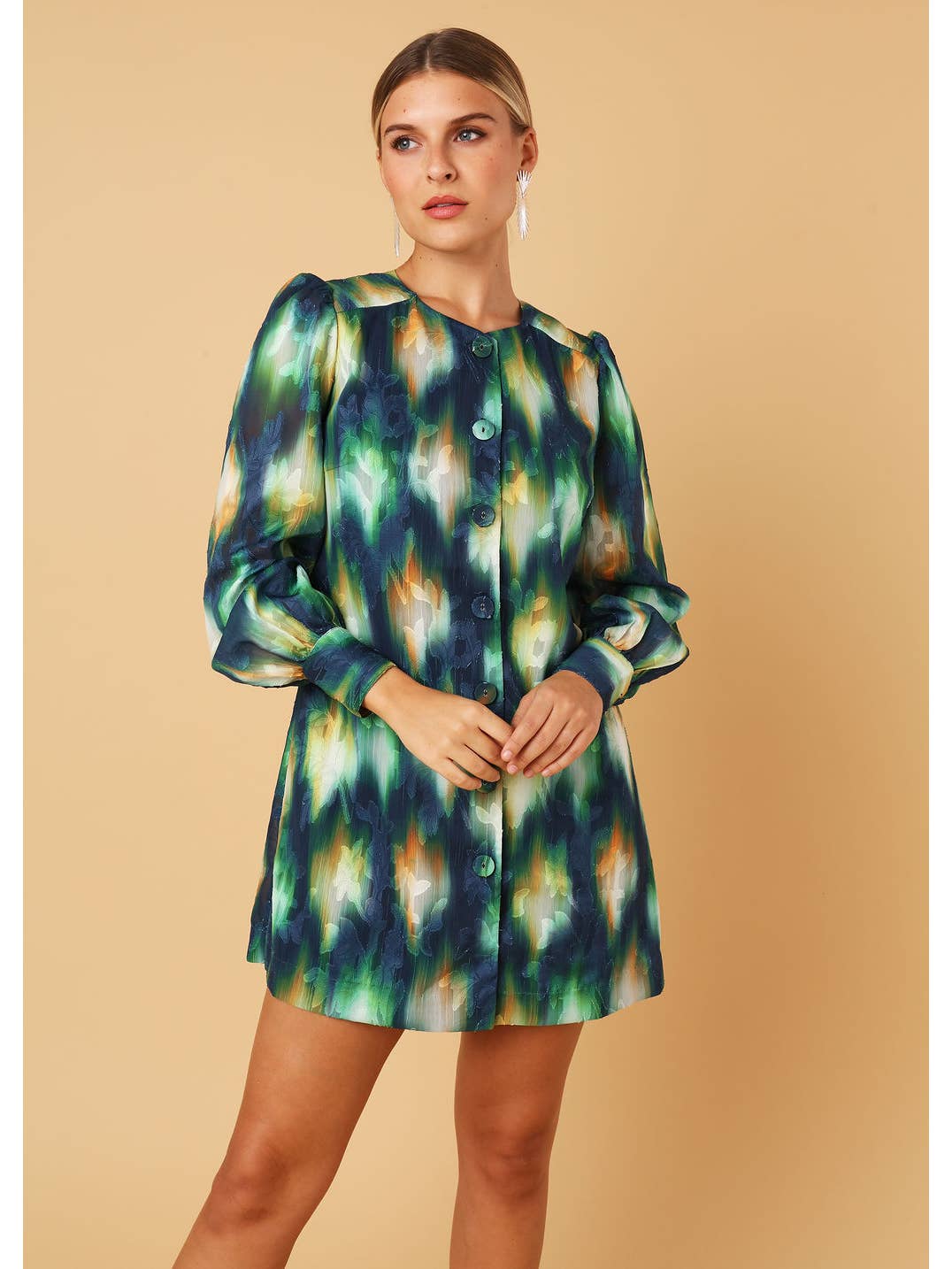 Ellen Dress Starlight Burnout Chiffon