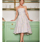 Annabelle Dress Blue Pink Floral