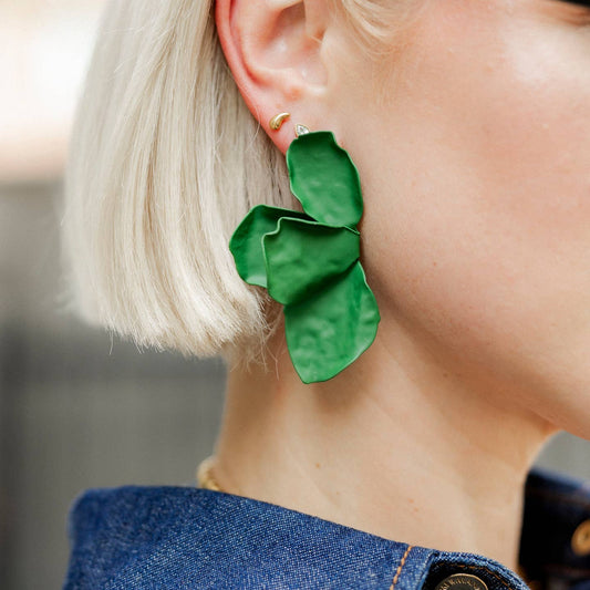 Eden Statement Earrings Pink