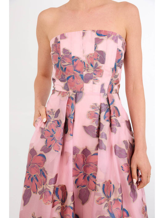 Catherine Gown Pink Peony Organza