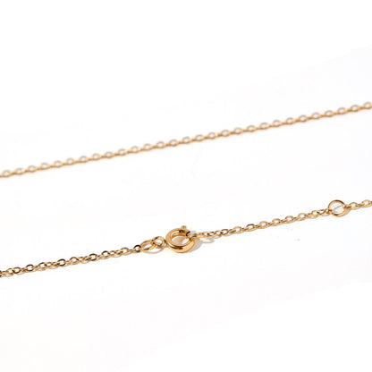 Palmer Paperclip Gold Necklace