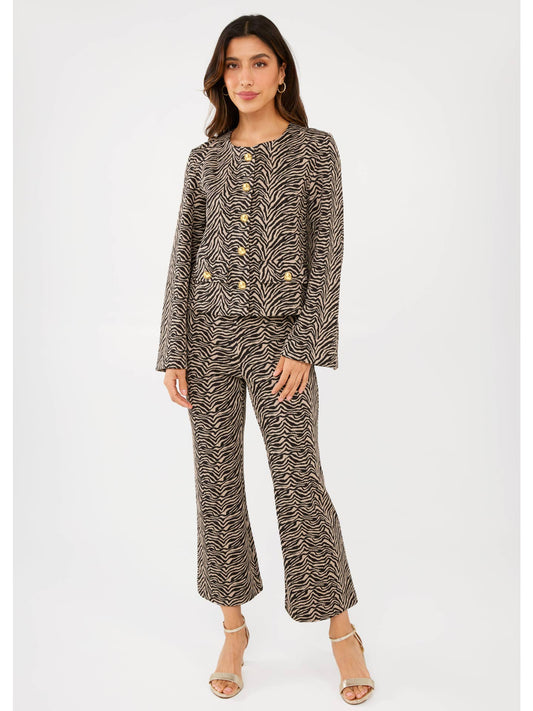 Kennedy Jacket Zebra Jacquard