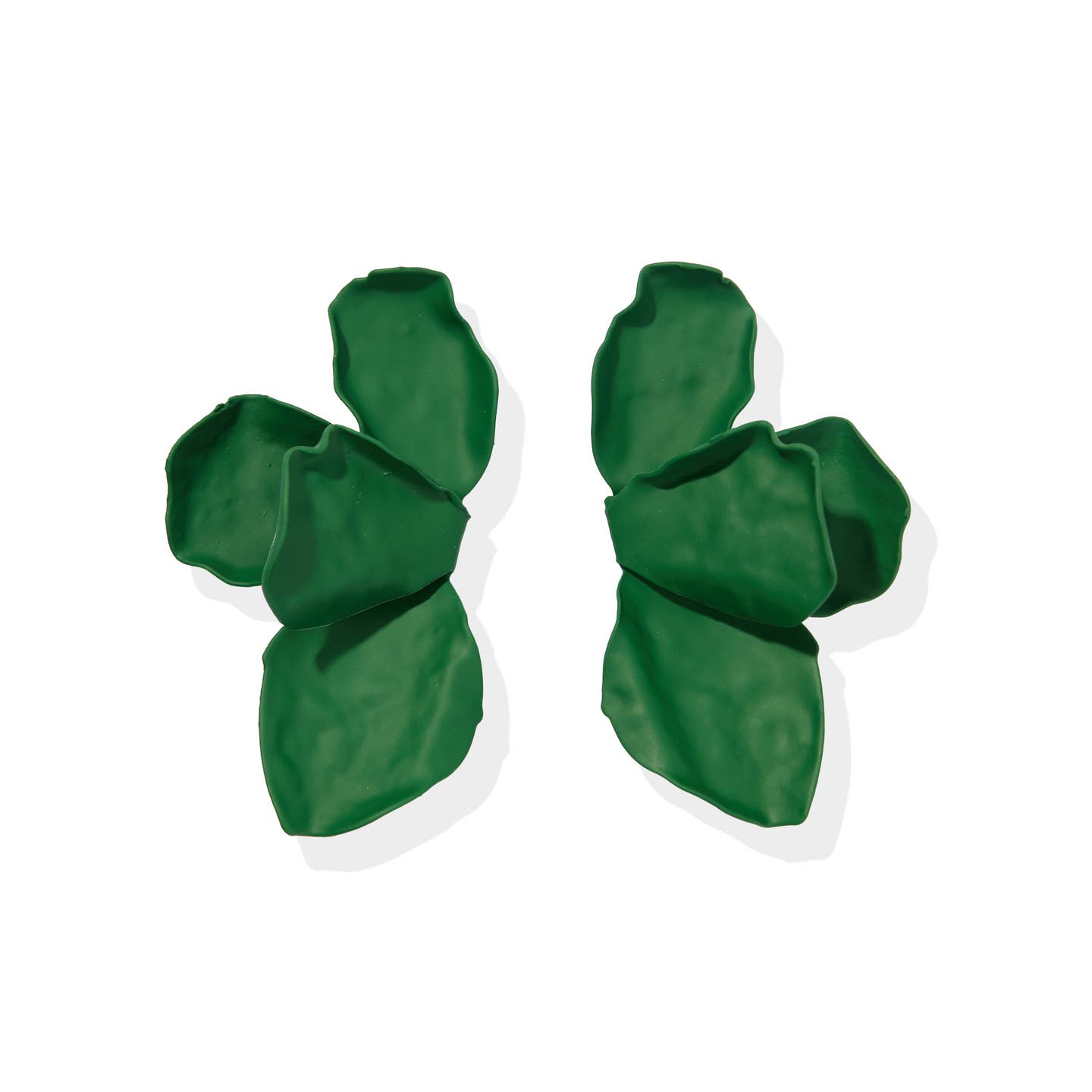 Eden Statement Earrings Green