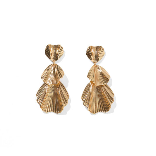 Wynn Statement Earrings Gold
