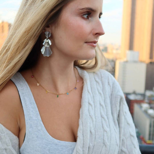 Wynn Statement Earrings Silver