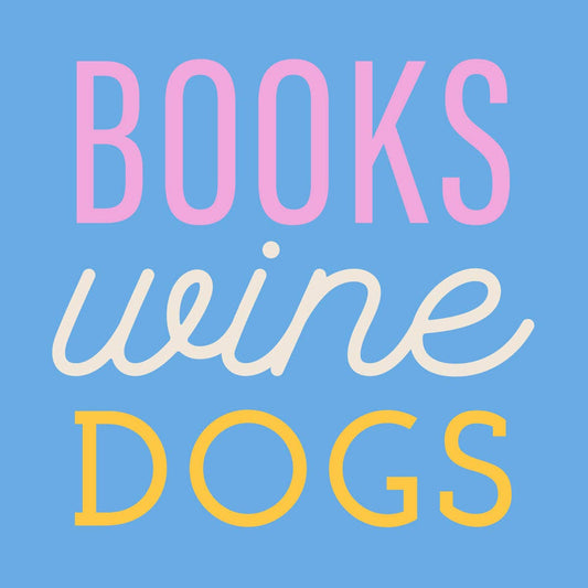 Books Wine Dogs Napkins