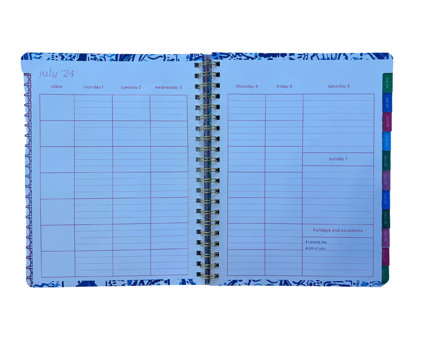 2024-2025 12 Month Teacher Planner Secret Escape