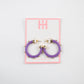 Purple with Gold Balls Hoo Hoops Minis