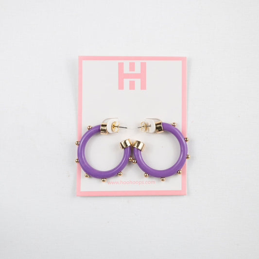 Purple with Gold Balls Hoo Hoops Minis