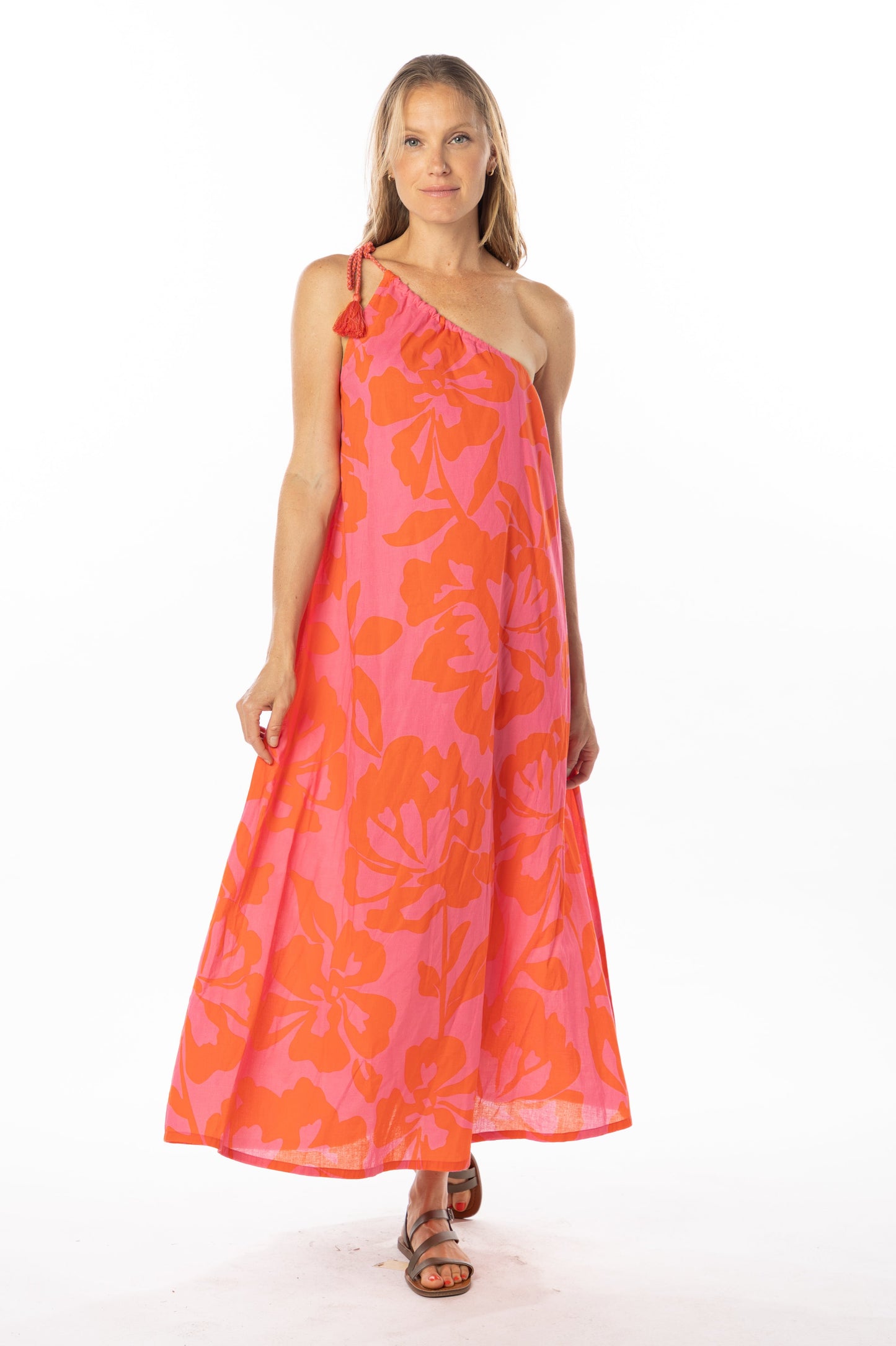 Lydia Dress - Dragon Fruit