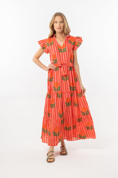 ANDREA DRESS - PINK TULIP