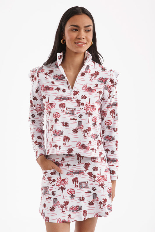 MOLLY SKORT - GAMECOCK TOILE