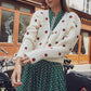 Hyacinth Strawberry Cardigan