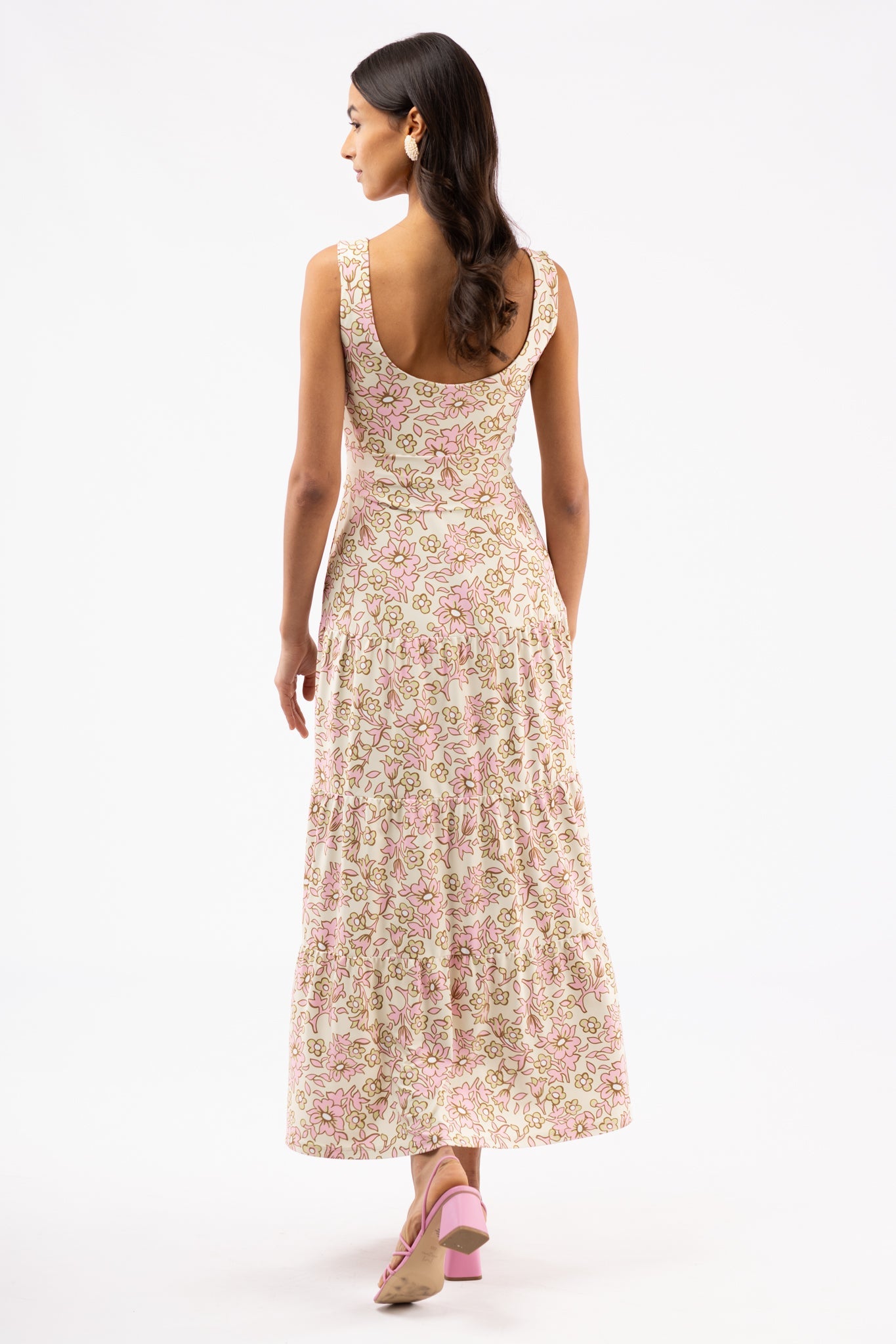 Ginger Dress- Macaron Petals