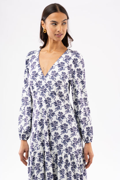 The LA Dress Ribbon Bouquet Navy
