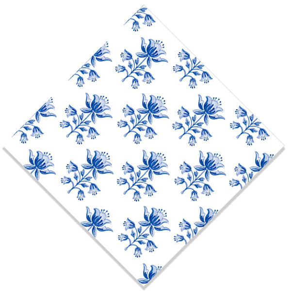 WH Paper Cocktail Napkins | Tulip Block Print
