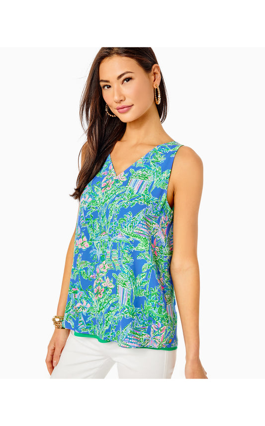 FLORIN SLEEVELESS V-NECK