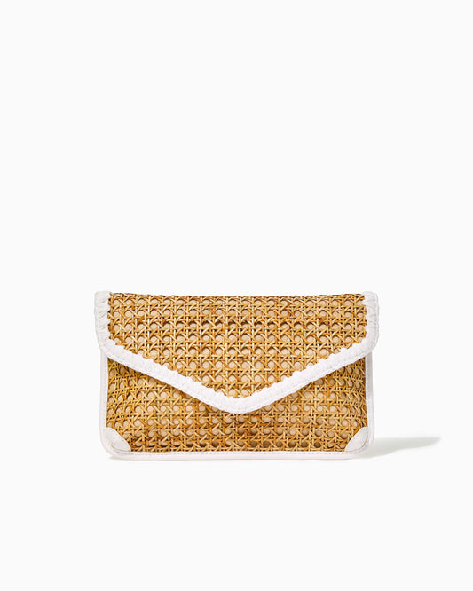 ST. BARTS CANE CLUTCH