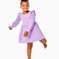 CAILA SWEATER DRESS - PURPLE IRIS METALLIC -