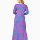 MORGANN 3/4 SLEEVE MAXI DRESS