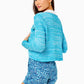 KIENNA CARDIGAN BLUE METALLIC