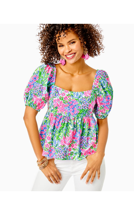 KAY SHORT SLEEVE COTTON TOP