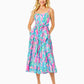 EDITH COTTON MIDI DRESS