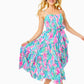 EDITH COTTON MIDI DRESS