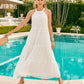 BECCALYN EYELET MAXI DRESS