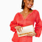 Bamboo Clutch - Gold Metallic