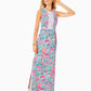 ASHLER STRETCH MAXI SHIFT DRESS
