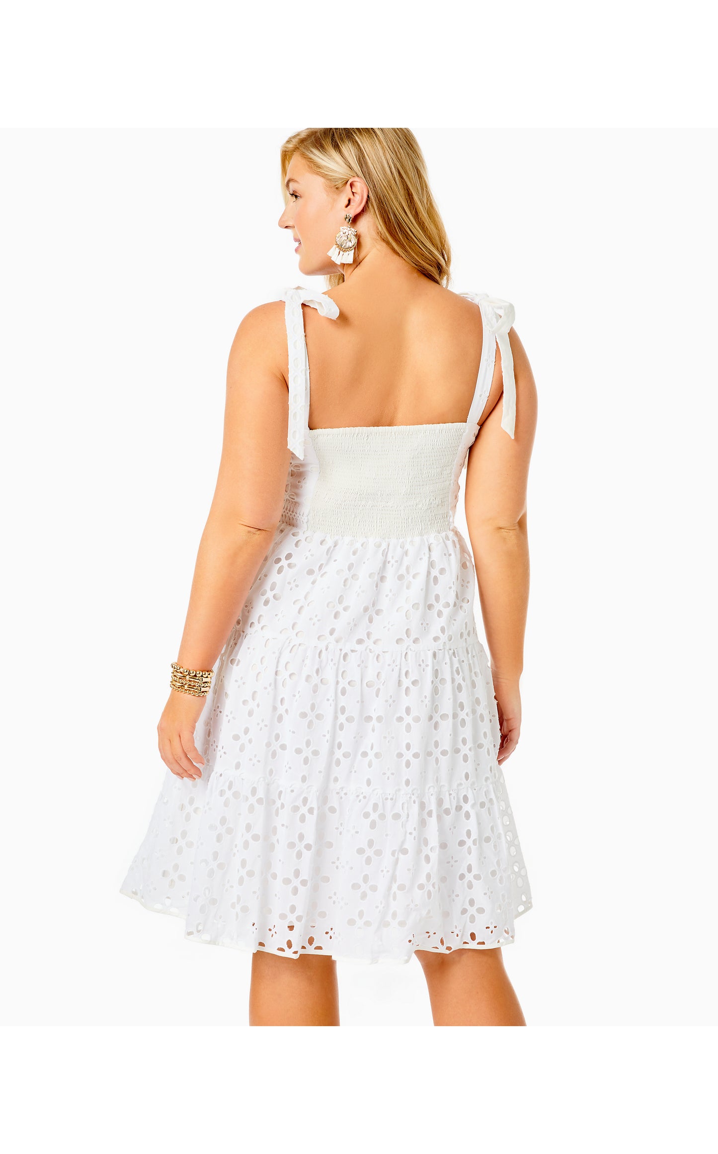 MAJORIE EYELET DRESS