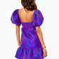NELLE SHORT SLEEVE JACQUARD DRESS