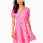 IRALEE LINEN WRAP DRESS