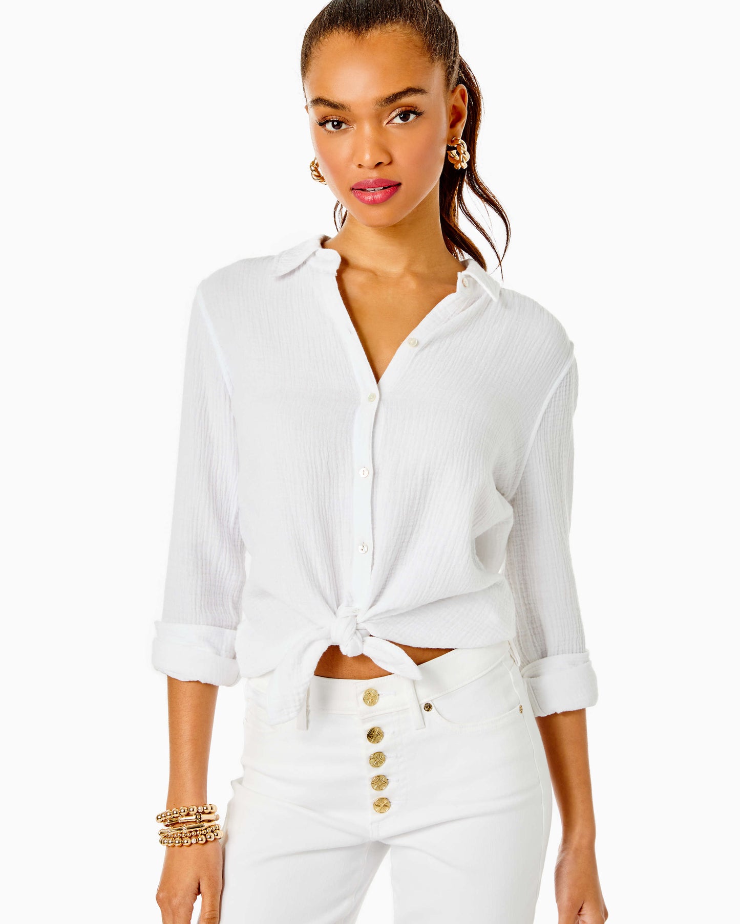 GEANIE BUTTON DOWN