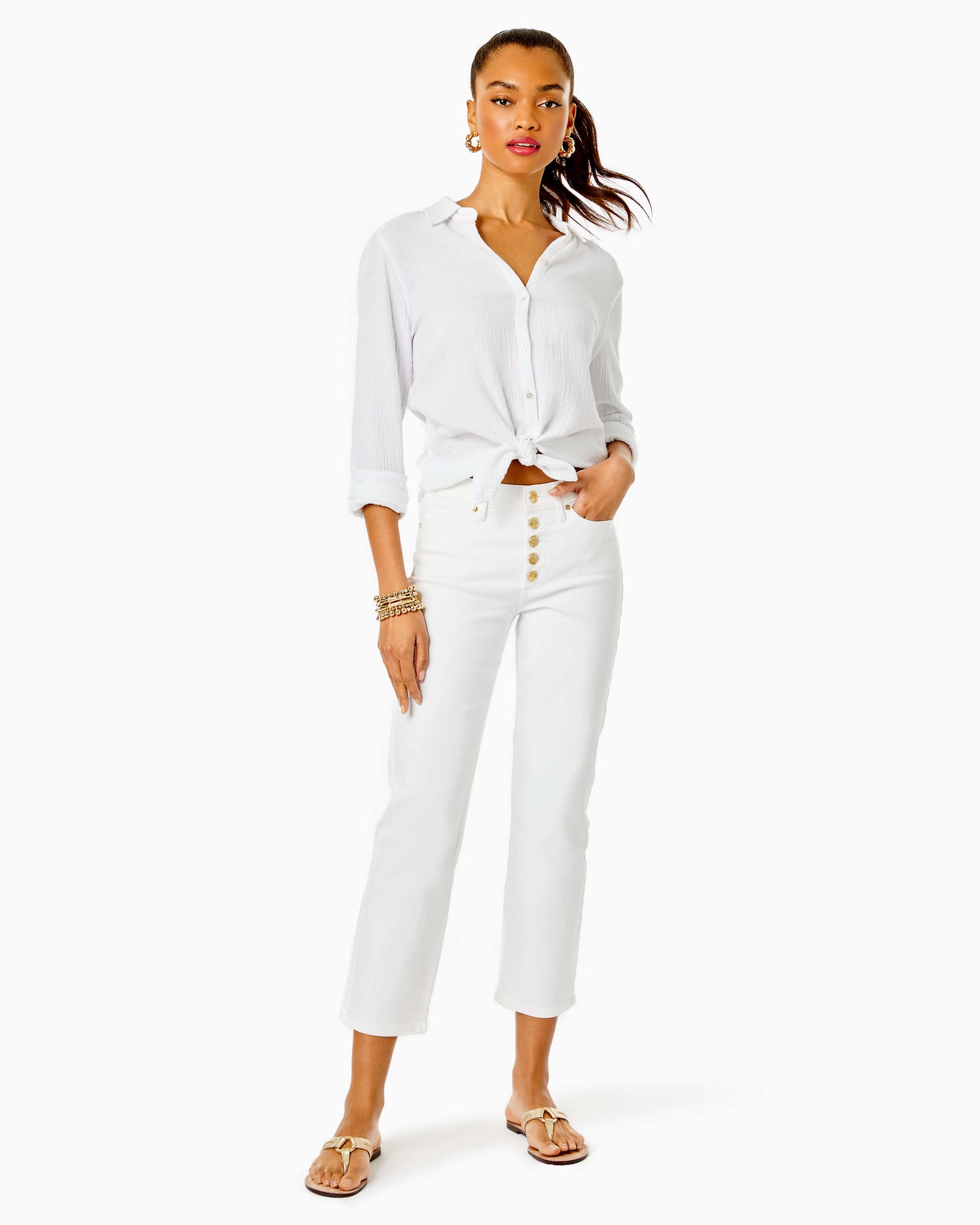 GEANIE BUTTON DOWN