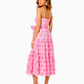 EDITH EYELET MIDI DRESS