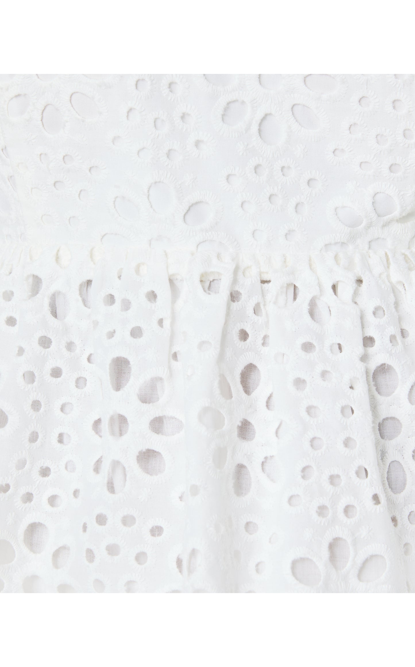 KAY SHORT SLEEVE EYELET TOP