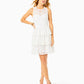 JUDELYN EYELET RUFFLE DRESS